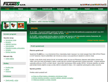 Tablet Screenshot of filamos.cz